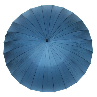 UNIVERSAL зонт-трость 24 спицы, автомат, полиэстер, ручка-крюк кожа, купол 117 см. 4750L-05