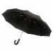 MEDDO зонт мужской 10 спиц, ручка-крюк плетеная кожа, суперавтомат, полиэстер, купол 101 см., 3 сложения. A2050