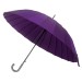 UNIVERSAL зонт-трость 24 спицы, автомат, полиэстер, ручка-крюк кожа, купол 117 см. 4750L-06