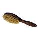 Овальная щетка для волос Магия Гуталина, кабан, колодка 23 см. береза, лак.