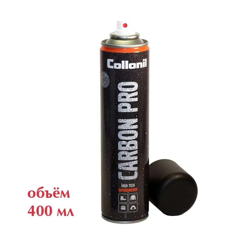 Водоотталкивающая защита Carbon Pro COLLONIL для всех видов кож, текстиля и материалов, аэрозоль, 400 мл.