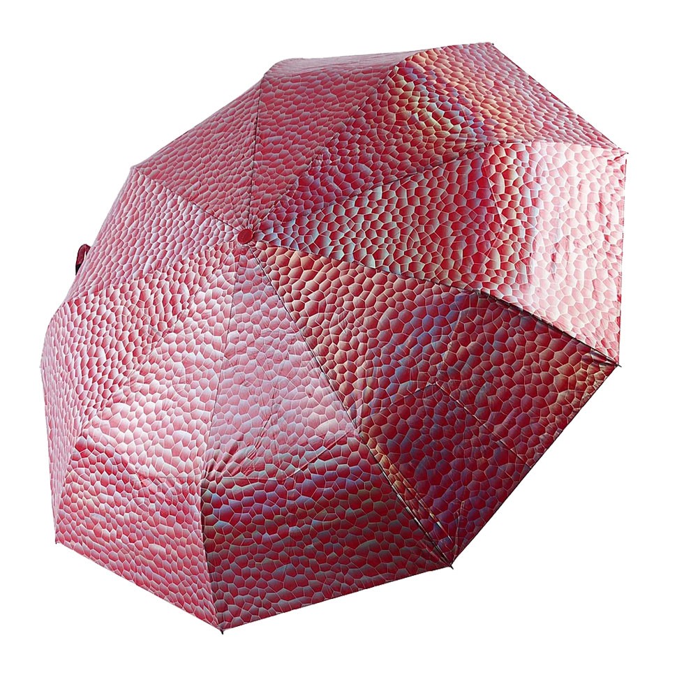 YUZONT зонт женский 3D Wow effect, 3 сложения, суперавтомат, полиэстер, купол 102 см. 2015-04