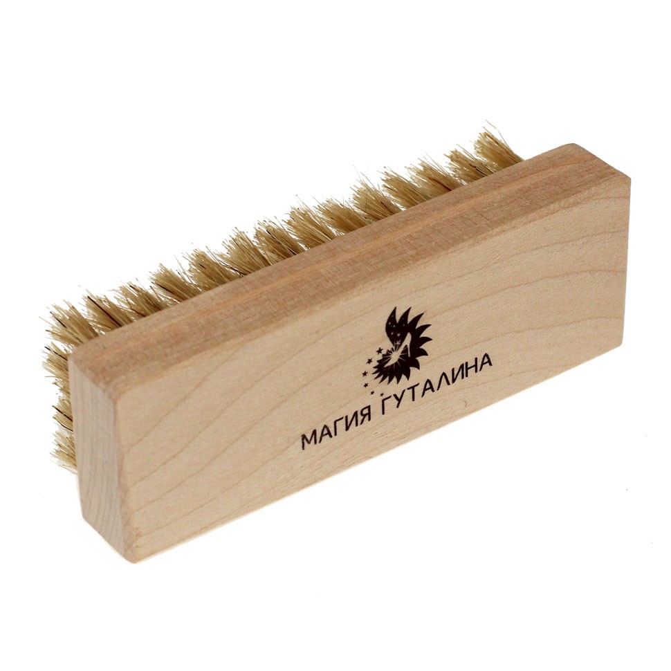 Щётка для обуви 11 см. Магия Гуталина, береза, натуральная щетина.