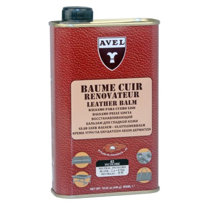 AVEL Бальзам для гладкой кожи Baume Cuir Renovateur Leather Balm, фляжка, 500 мл.