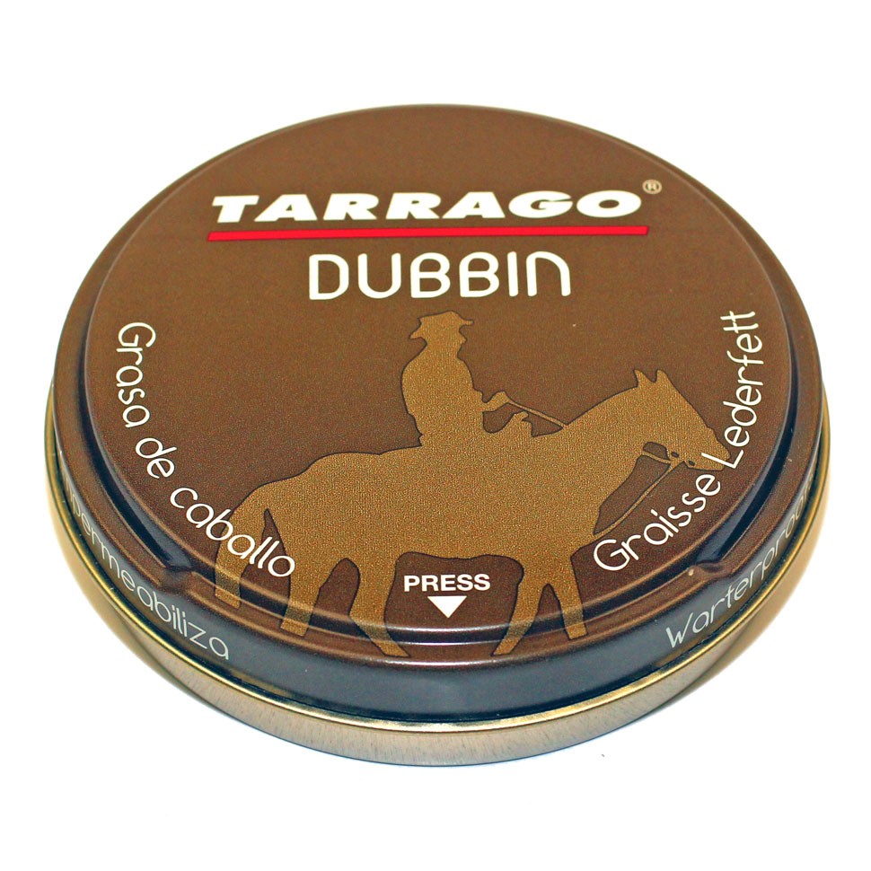 Жир Dubbin TARRAGO для гладкой кожи, жированной кожи и жированного нубука, банка 100 мл.