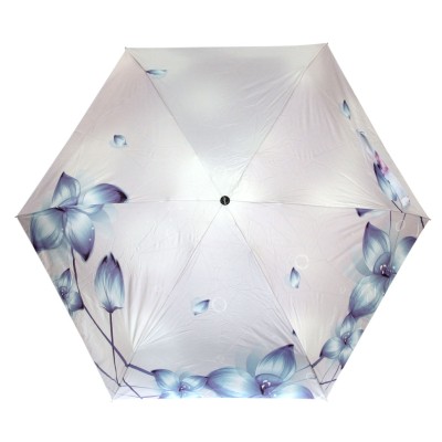 BANDERS мини зонт женский 6 спиц, 5 сложений, механика, облегченный, полиэстер блэкаут, купол 90 см. 1113-04