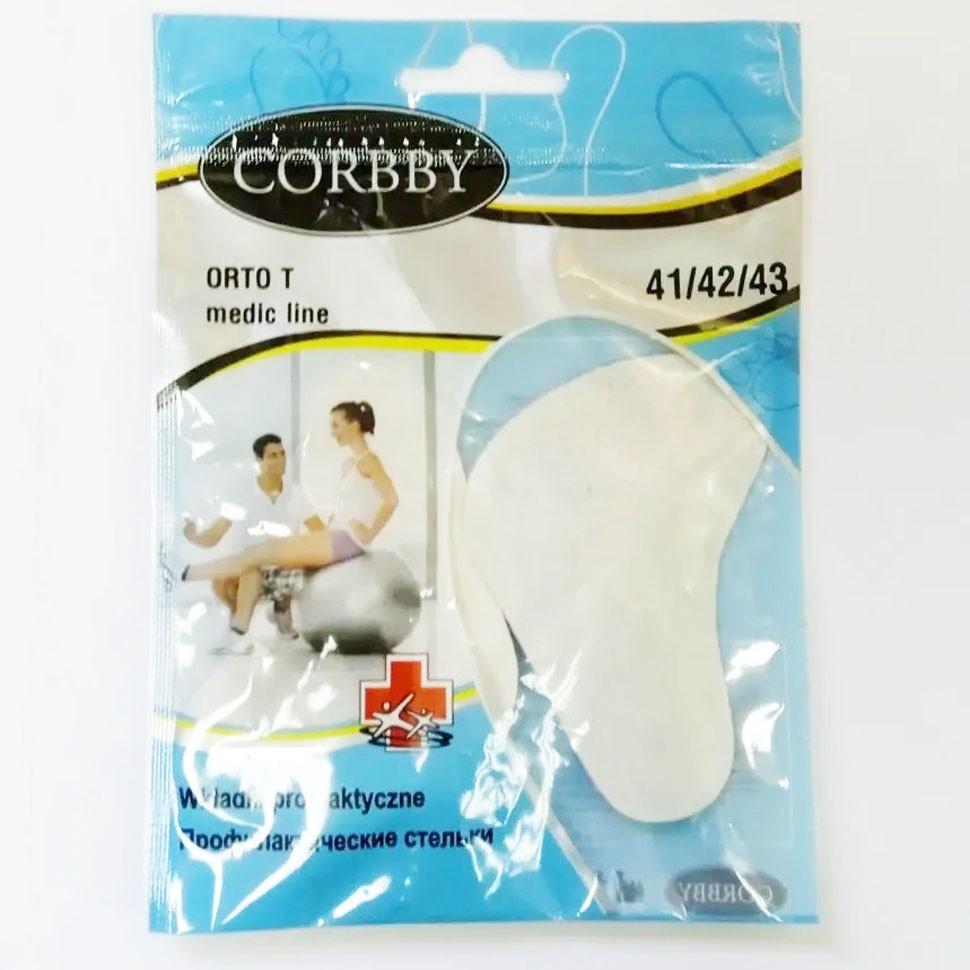 CORBBY Пелот Т-образный из натуральной кожи, ORTO T.