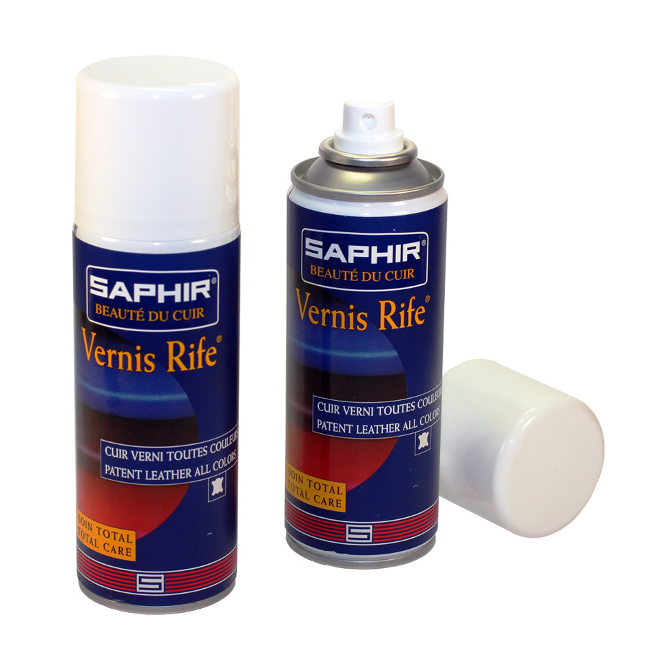 Аэрозоль-полироль для лаковых кож Vernis Rife SAPHIR 150 мл.