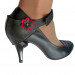 Защита для женской обуви на каблуке Эксклюзив AutoHeel (АвтоПятка) "ЦВЕТОК цветной", застёжка липучка, одна штука.