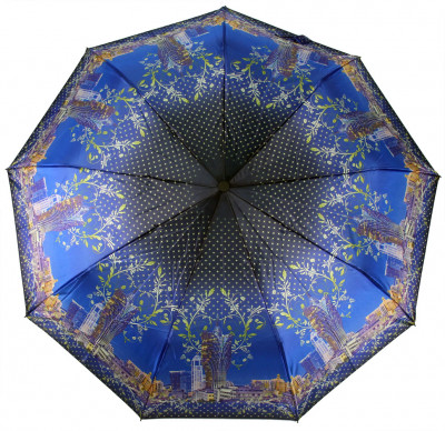 RAINDROPS зонт женский 3 сложения, автомат, сатин, купол 99 см. 22814R-07
