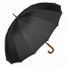 DOLPHIN мужской зонт-трость президентский, автомат, полиэстер, ручка-крюк, дерево, купол 120 см. 931R