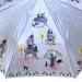 UTEKI зонт женский кошки, 3 сложения, суперавтомат, мако-сатин, купол 105 см. U5074-02