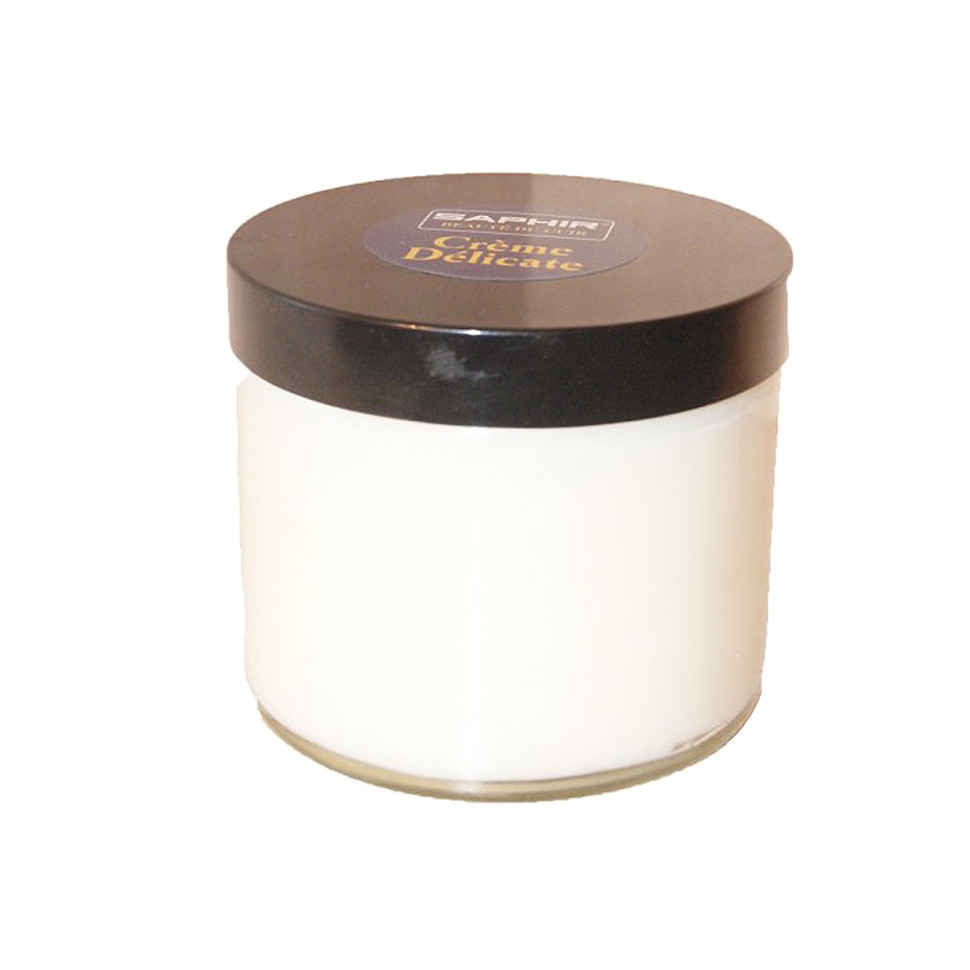 Крем-бальзам Delicate cream SAPHIR для всех видов гладкой кожи, банка стекло, 250 мл.