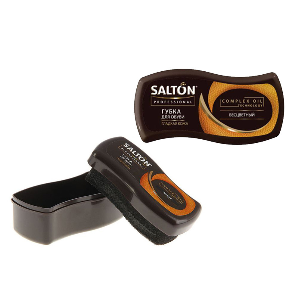 Губка-мини для обуви из гладкой кожи Complex Oil SALTON Professional.