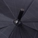 ТРИ СЛОНА зонт-трость мужской 10 спиц, автомат, клетка, "ЭПОНЖ", ручка-крюк бамбук, купол 110 см. M1353-02