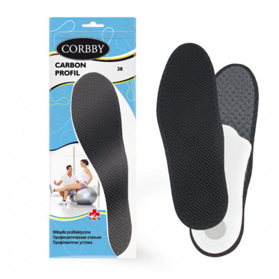 Стельки CORBBY повседневные Carbon Profil.