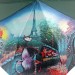 ALMAS зонт женский кошки, 3 сложения, автомат, сатин+полиэстер, купол 100 см. 1051-01
