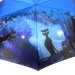 UNIVERSAL зонт женский кошки, 3 сложения, автомат, сатин, купол 103 см. 4022-01