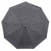 DOLPHIN зонт мужской клетка, суперавтомат, 3 сложения, полиэстер, ручка-крюк, купол 102 см. 274-02