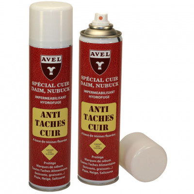 Пропитка Anti Taches Cuir AVEL для всех видов кож, текстиля и материалов, аэрозоль, 400 мл.