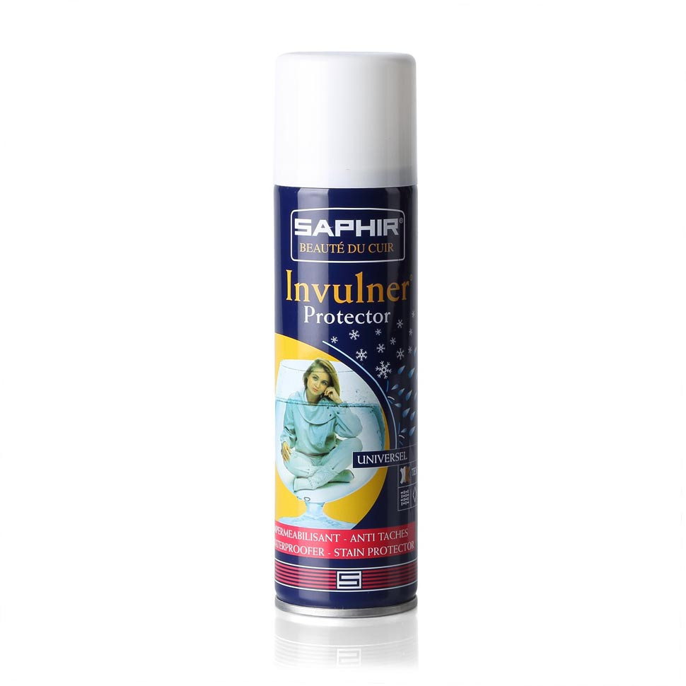 Пропитка  «Invulner» SAPHIR для всех видов кож, текстиля и HI-TECH материалов, аэрозоль, 250 мл.