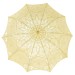 BANDERS зонт женский от солнца кружевной, трость, механика, хлопок, купол 77 см. 414-02