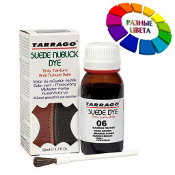 Краситель для замши и нубука Suede Dye TARRAGO, флакон, 50 мл. (006 (dark brown) тёмно-коричневый)