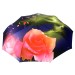 DOLPHIN зонт женский роза, 3 сложения, суперавтомат, сатин, купол 100 см. 109-01