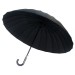 UNIVERSAL зонт-трость 24 спицы, автомат, полиэстер, ручка-крюк кожа, купол 117 см. 4750L-01
